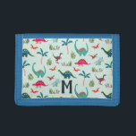 Dinosaurus cute boys all-over print Photo Wallet<br><div class="desc">A cute dinosaurus boys all-over print in a tropical pre-historic setting. Original artwork by Caroline Bonne Müller</div>
