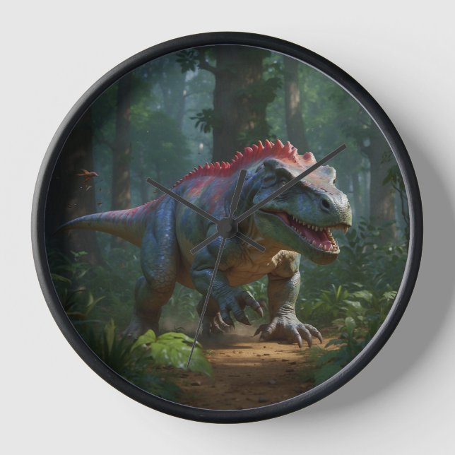 Dinosaurus Fun Prehistory  Clock (Front)