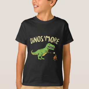 Dinosmore Funny Dino Smore Camping Dinosaur Camp C T-Shirt