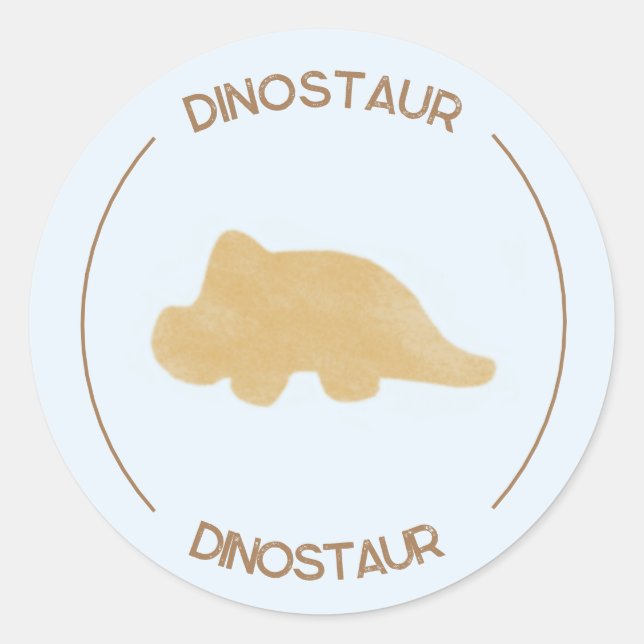 Dinostaur Classic Stickers  (Front)