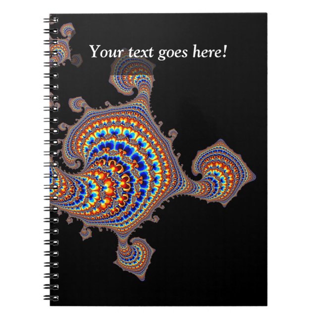 Dinozaur - Fractal Art Notebook (Front)