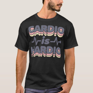 dio is Hardio Funny Gym Running Retro 70s Fitness T-Shirt