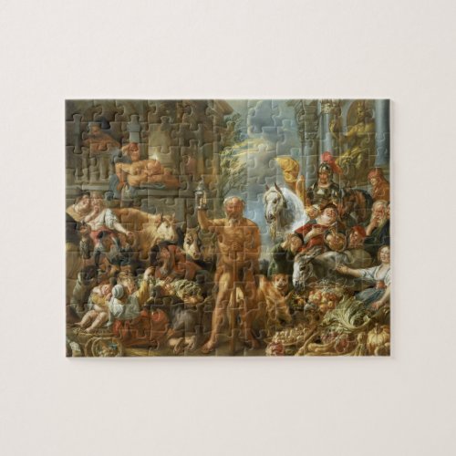 Diogenes Searching for an Honest Man c1650_55 o Jigsaw Puzzle