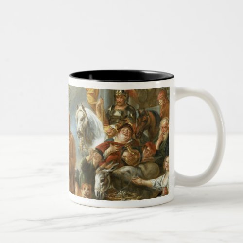 Diogenes Searching for an Honest Man c1650_55 o Two_Tone Coffee Mug