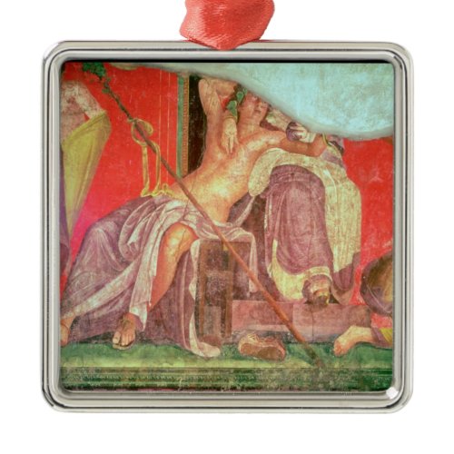 Dionysian Entourage with Dionysus Metal Ornament