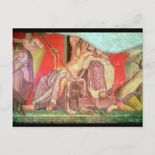 Dionysian Entourage with Dionysus Postcard