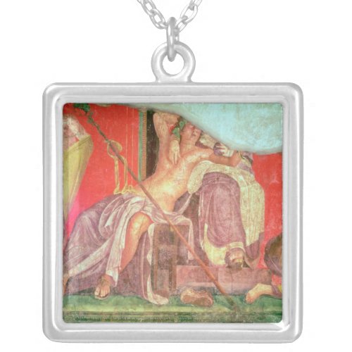 Dionysian Entourage with Dionysus Silver Plated Necklace