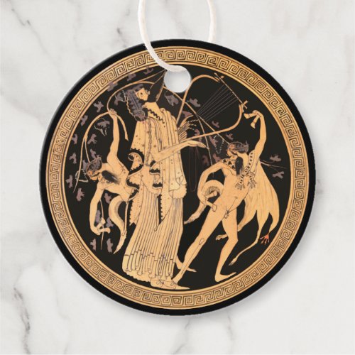 Dionysus and the Satyrs Favor Tags