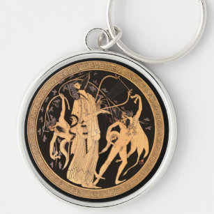 Dionysus and the Satyrs Keychain