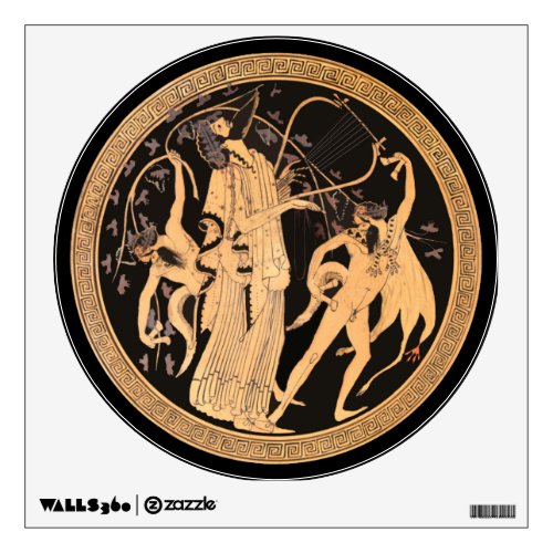 Dionysus and the Satyrs Wall Sticker