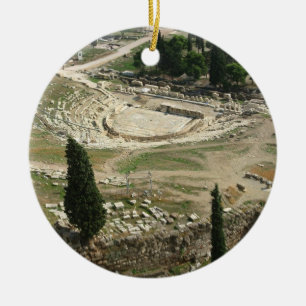 Dionysus Eleuthereus Theater Ceramic Ornament