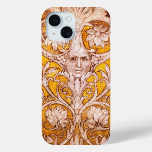 DIONYSUS Playing Flute with Sea shells and Fruits iPhone 15 Case