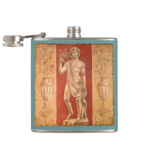 Dionysus with Urns Hip Flask