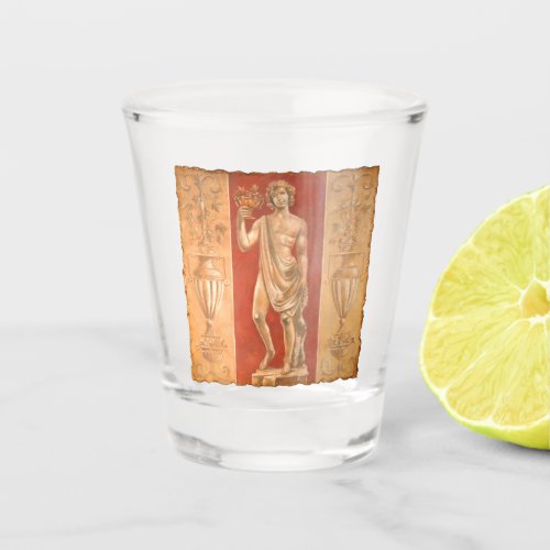 Dionysus with Urns Shot Glass