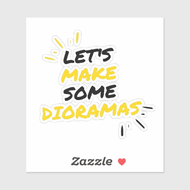 Diorama makers sticker (Sheet)