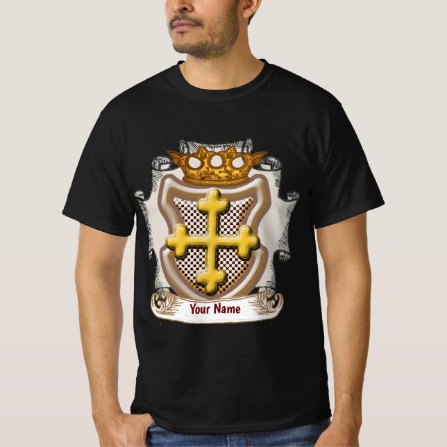 Dios Cross Surname T-Shirt (Front)