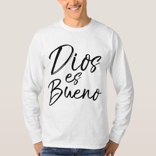 Dios es Bueno God is Good Vintage Spanish Espanol T_Shirt