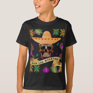 Dios Los Muertos Day of The Dead T-Shirt