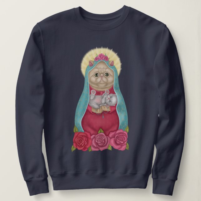 Dios Meows Sweatshirt (Design Front)