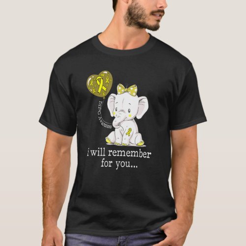 Dipg Awareness Elephant T_Shirt