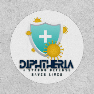 Diphtheria Study Aid  – Strong Defense Saves life Patch