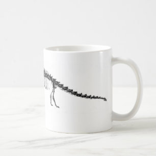 Diplodocus Dinosaur Antique Print Coffee Mug