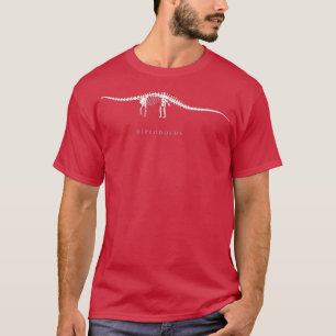 Diplodocus Skeleton Brontosaurus Dinosaur Long nec T-Shirt