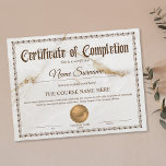 Diploma Certificate of Completion Award Course<br><div class="desc">Diploma Certificate of Completion Award Course</div>