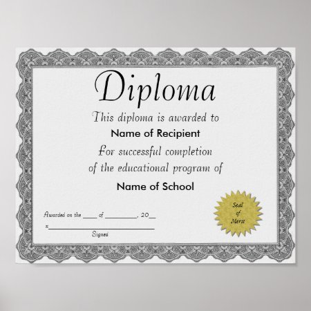Diploma Poster