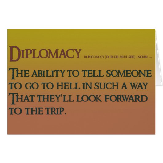 Diplomacy Cards (Front Horizontal)