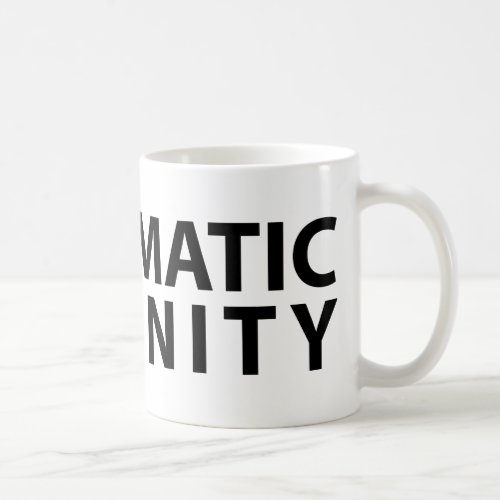Diplomatic immunity coffee mug