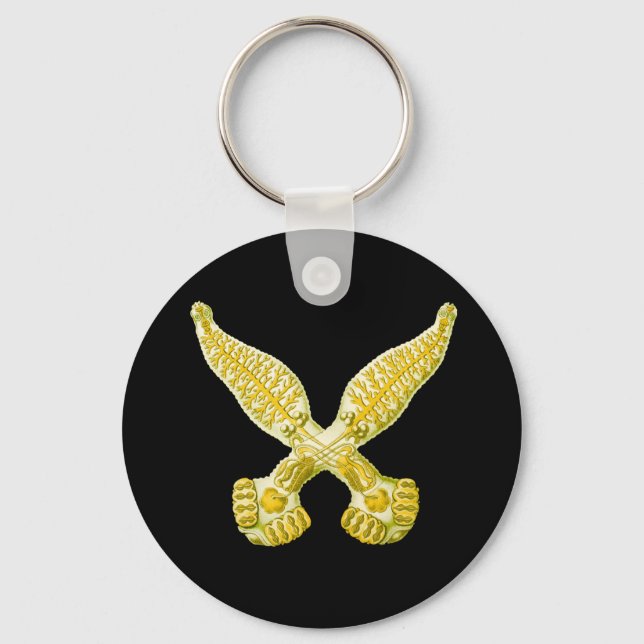 Diplozoon Keychain (Front)