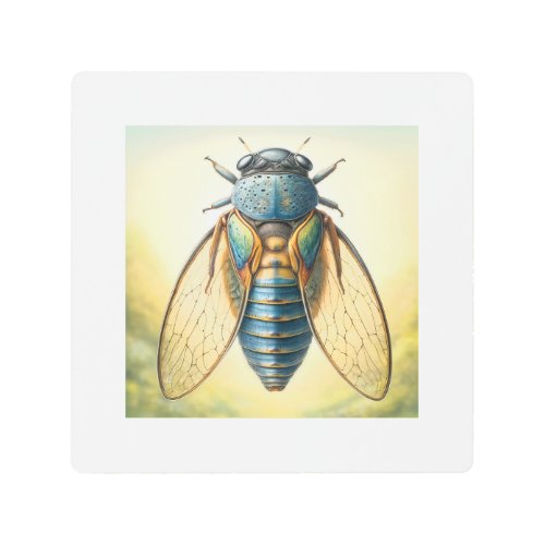Dipluran Insect IREF1604 1 _ Watercolor Metal Print
