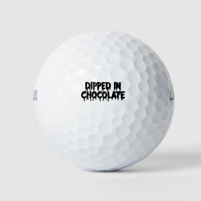 Dipped In Chocolate Golf Balls (Front)