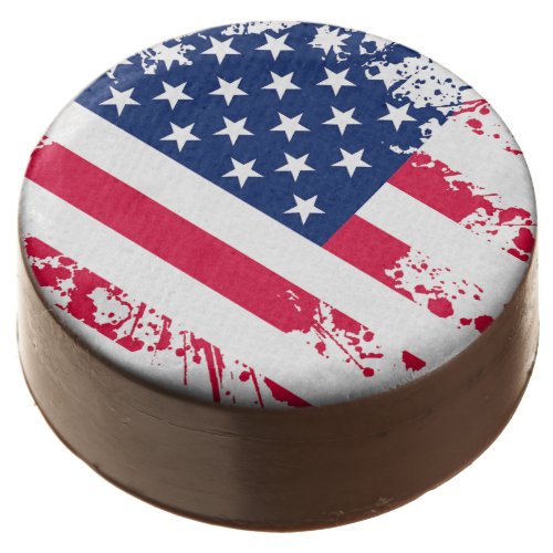 Dipped Oreo Cookies American Flag