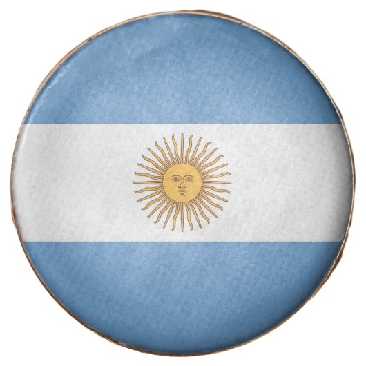 Dipped Oreo with flag of Argentina (Front)