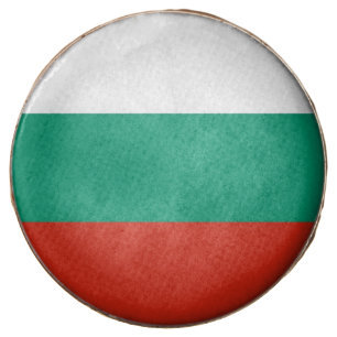Dipped Oreo with flag of Bulgaria