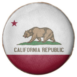 Dipped Oreo with flag of California, USA