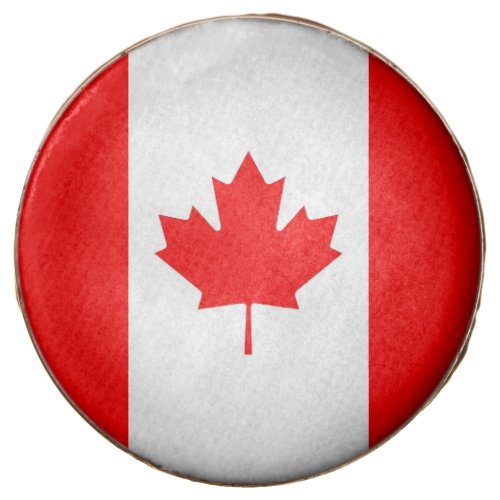 Dipped Oreo with flag of Canada