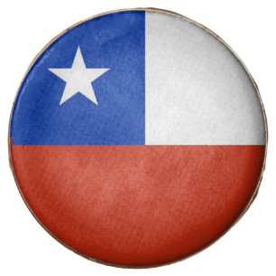 Dipped Oreo with flag of Chile