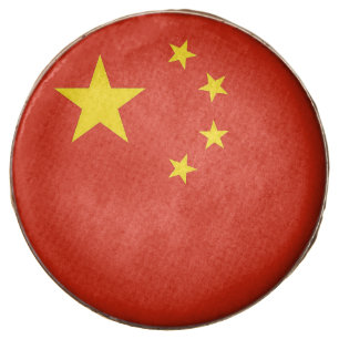 Dipped Oreo with flag of China