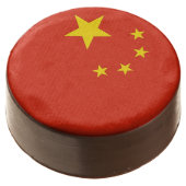 Dipped Oreo with flag of China (Angled)