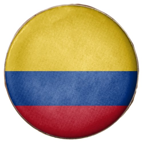 Dipped Oreo with flag of Colombia