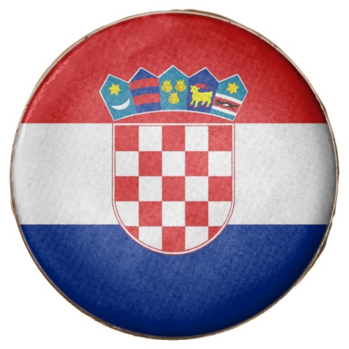 Dipped Oreo with flag of Croatia