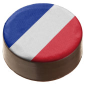 Dipped Oreo with flag of France (Angled)