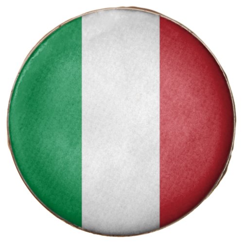 Dipped Oreo with flag of Italy