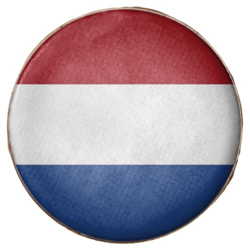 Dipped Oreo with flag of Netherlands