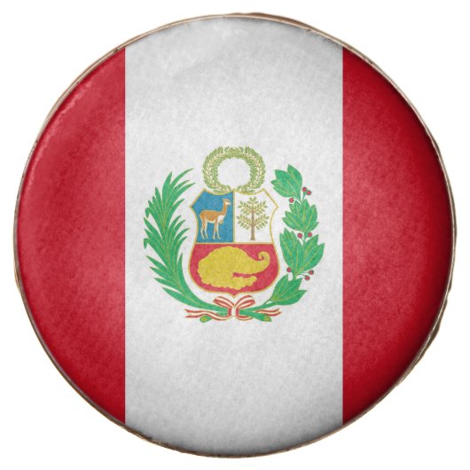 Dipped Oreo with flag of Peru (Front)