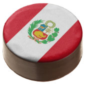 Dipped Oreo with flag of Peru (Angled)