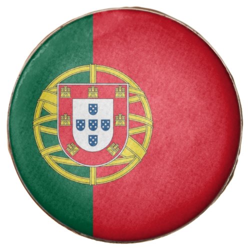 Dipped Oreo with flag of Portugal
